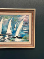 “Sailboats” by Bertil Thorell (1908–1984)
