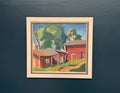 “Red Barns” by L. Wuariner