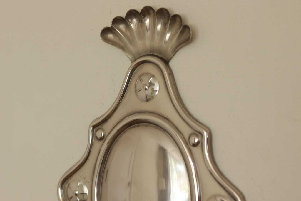 Pair Of Mid Century Swedish Pewter Sconces