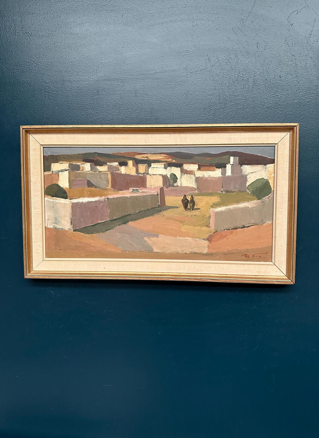 “Southern Village Landscape” by Rolf Norrman (1921–1964)