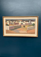 “Southern Village Landscape” by Rolf Norrman (1921–1964)