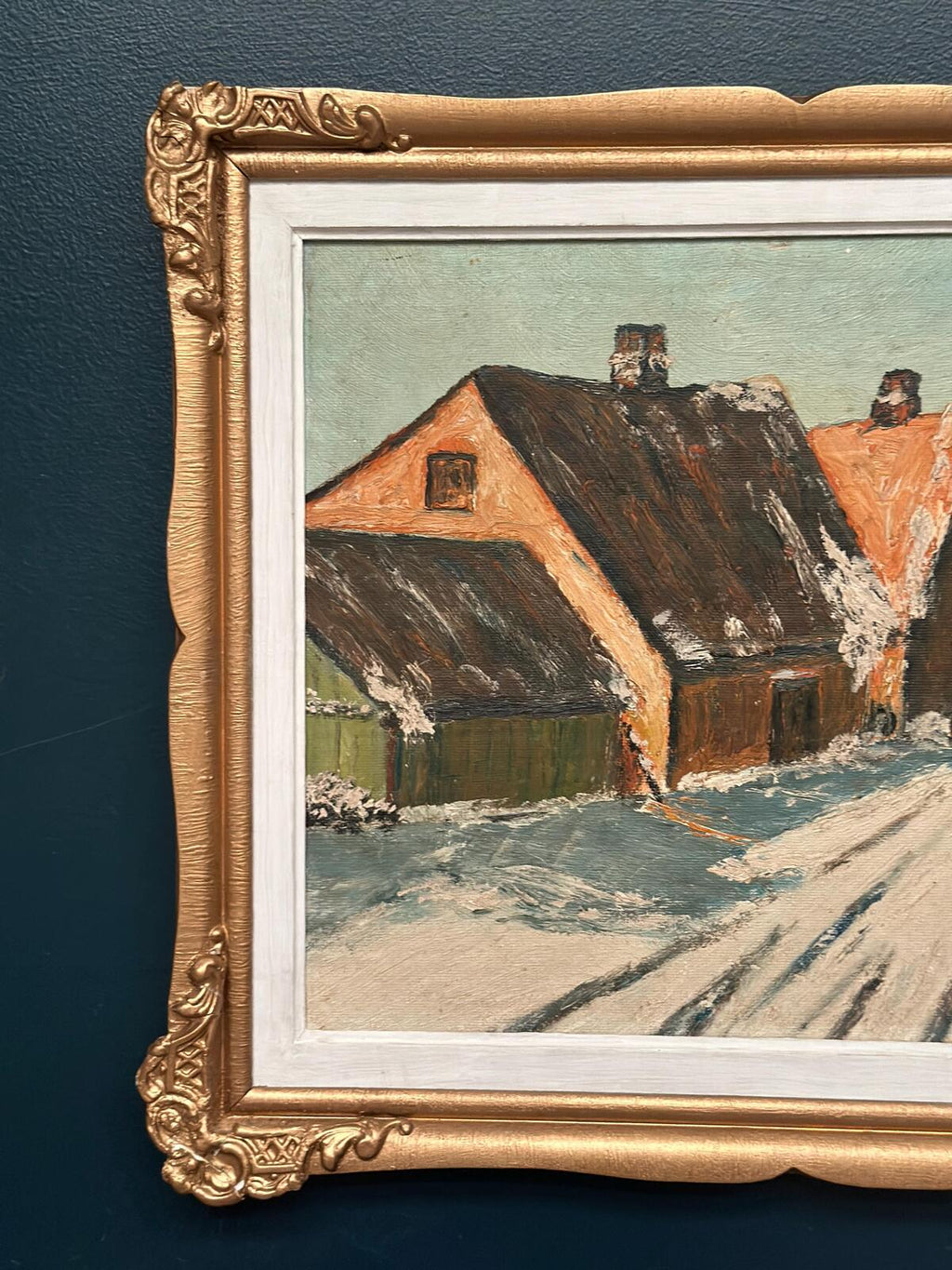 Townscape” by Harriet H. Axéll (b. 1938, Ljungby)