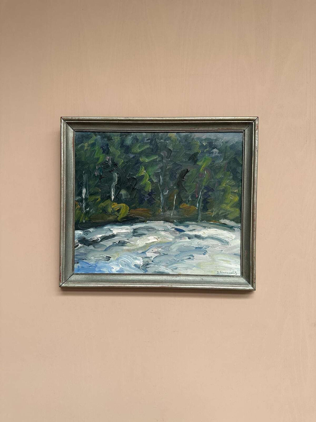 “Vinterlandskap” by Bertil Lindecrantz