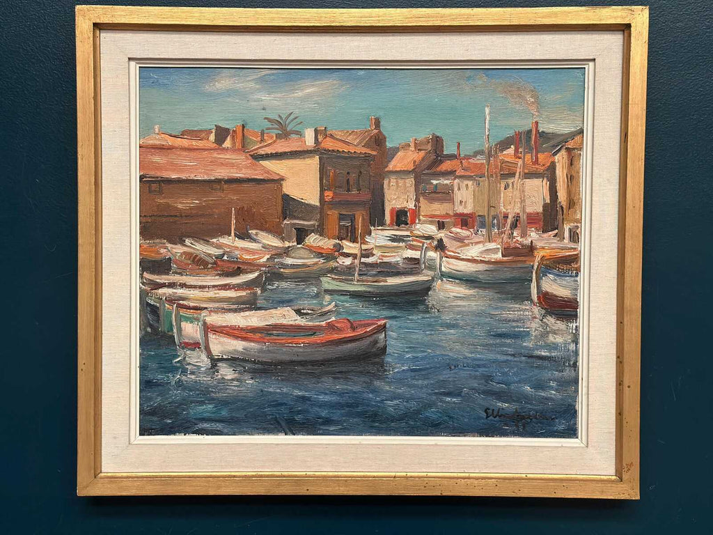 “Boats in the Harbor” by Ellis Wallin