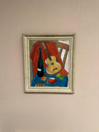 “Still Life with Guitar and Wine Bottle”