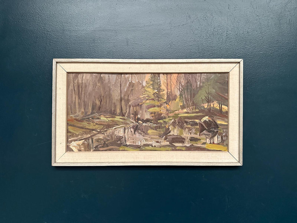 “Old Sawmill, Apelnäs Roasjö” by Gunnar Svensson