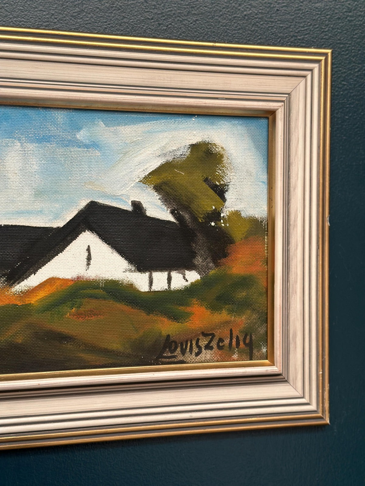 “Landscape with Farm” by Louis Zelig