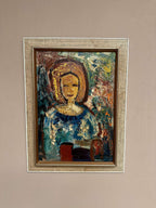 “Woman in Blue” by Gösta Falck
