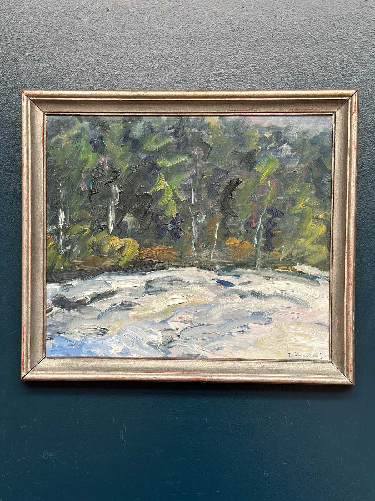 “Vinterlandskap” by Bertil Lindecrantz