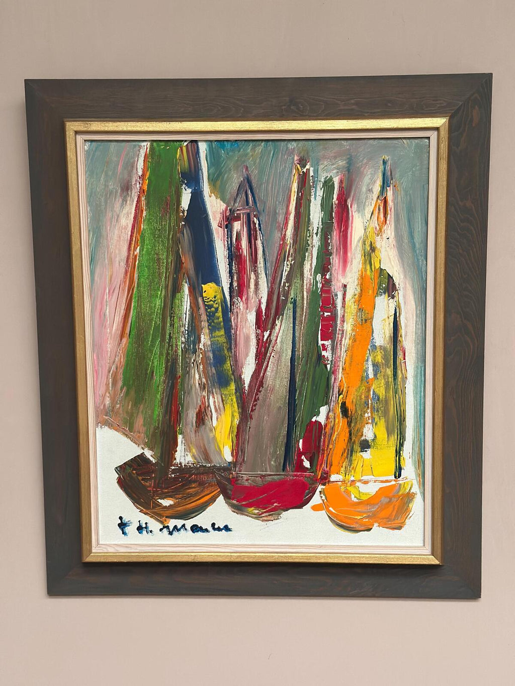 “Sailboats” by Helmut Mantel