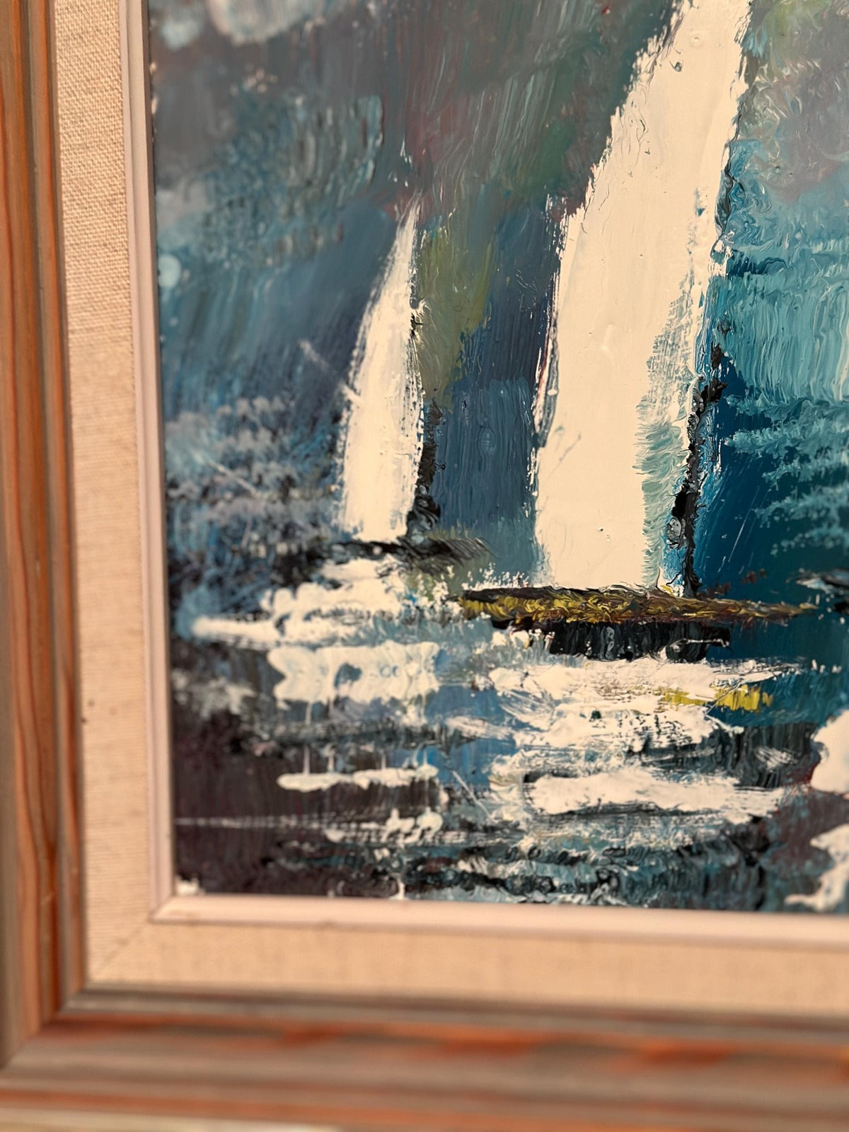 “Sailboats” by Bertil Thorell (1908–1984)