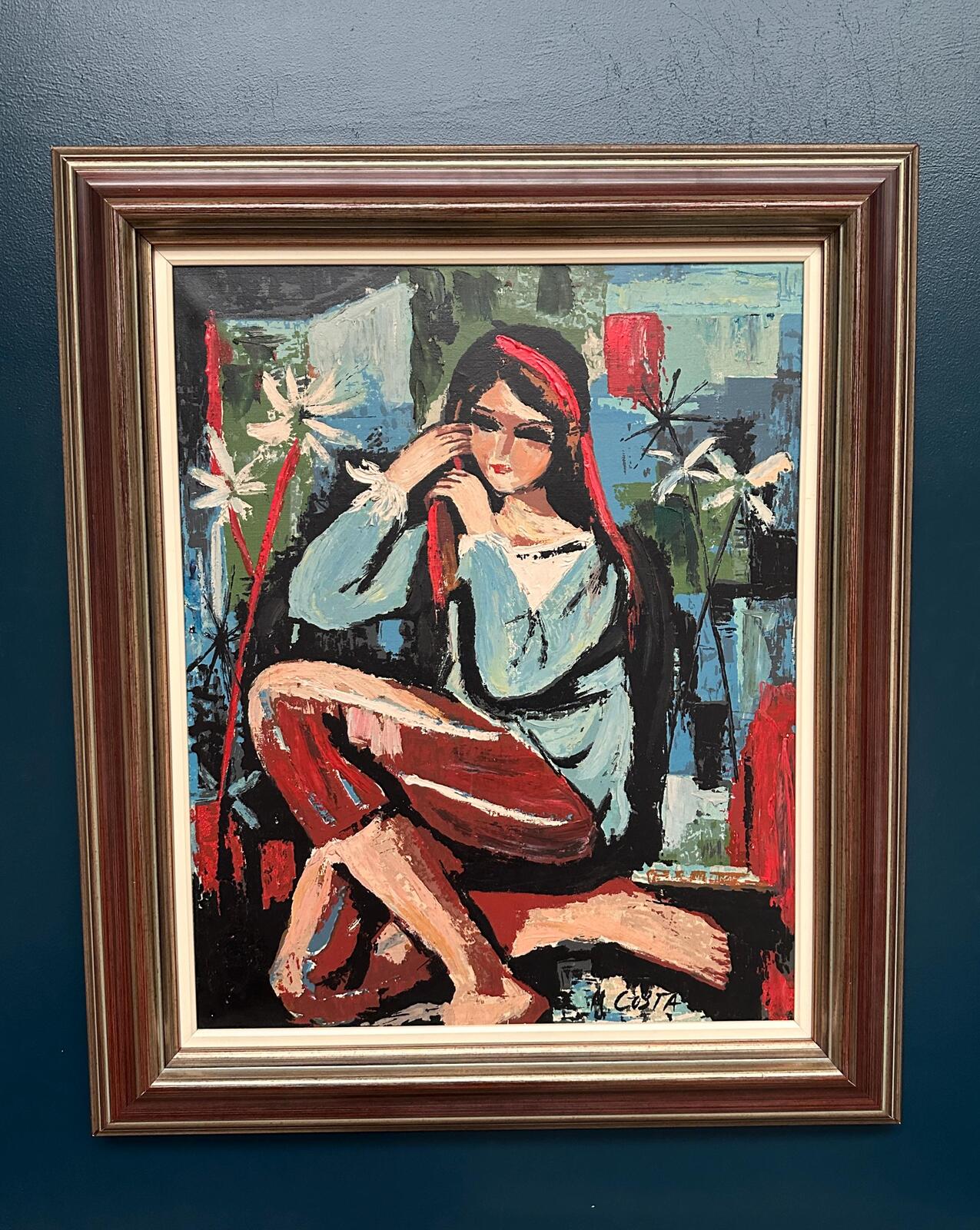 “Portrait of a Young Lady” by M. Costa