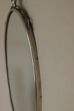 Pair of Mid Century Swedish Pewter Sconces with Mirror by Svenskt - Tenn