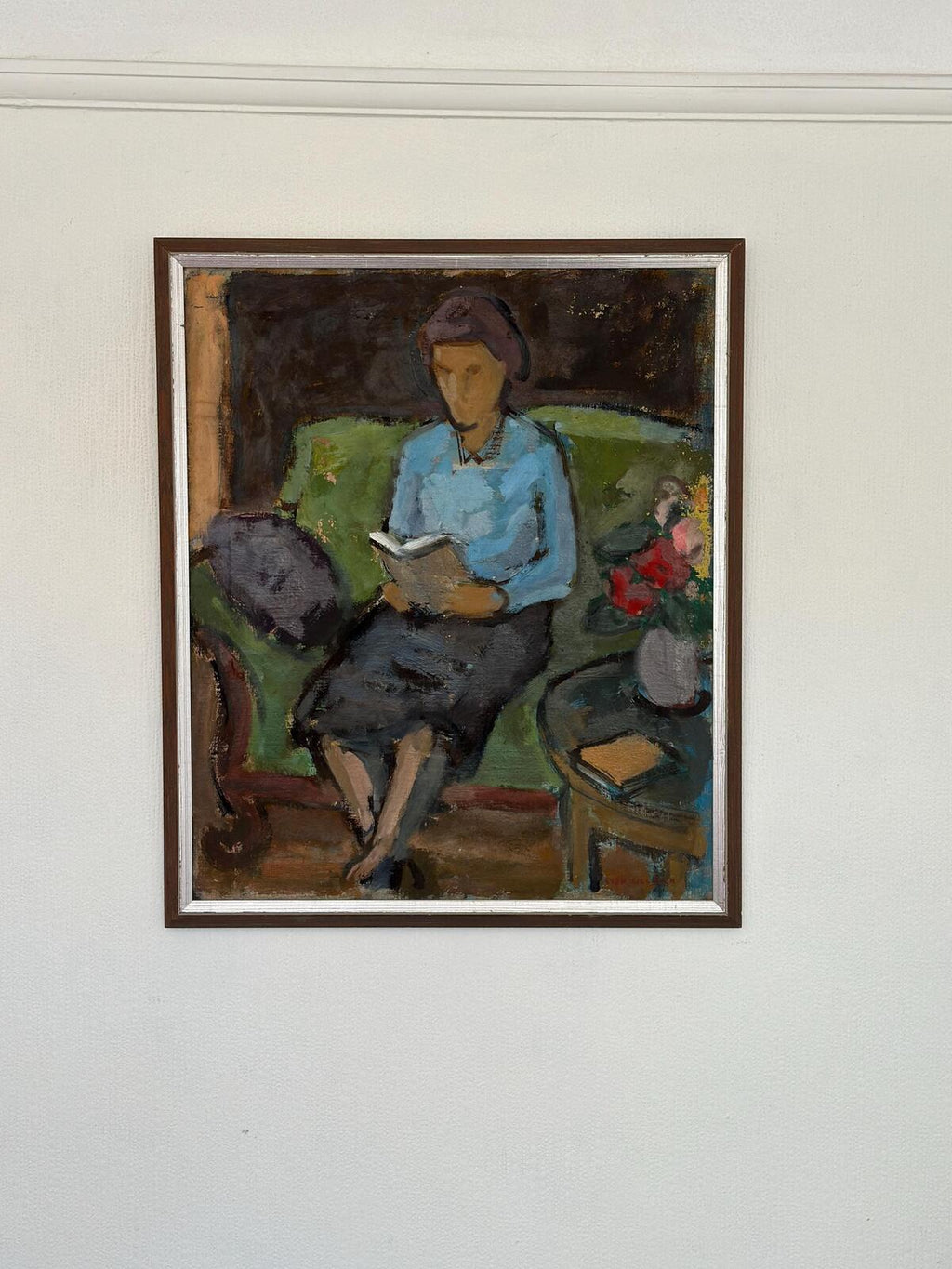 “Woman Reading Book” by Sven Gillgren