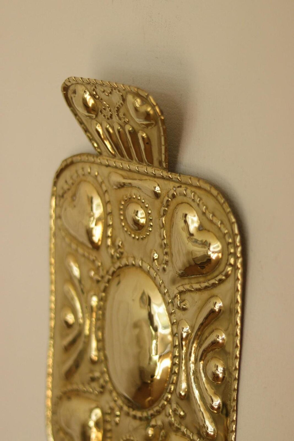 Pair Of Baroque Style Swedish Brass Sconces