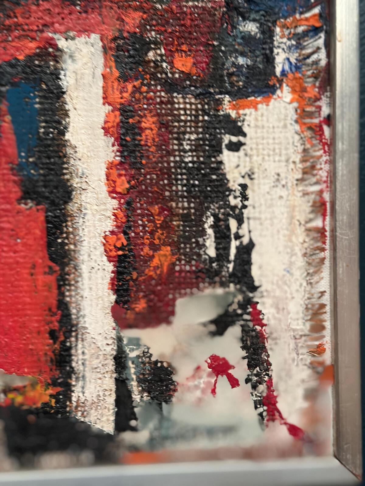 “Cityscape in Red” by Holger Oijens (1907–2004)