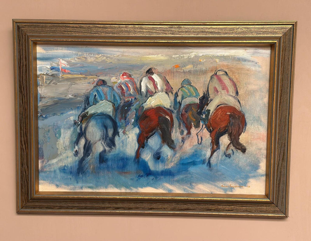 Jockeys By Richard Ingelsson (Helsingborg, 1901–1984)