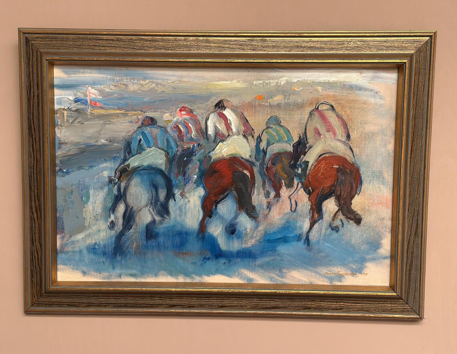 Jockeys By Richard Ingelsson (Helsingborg, 1901–1984)
