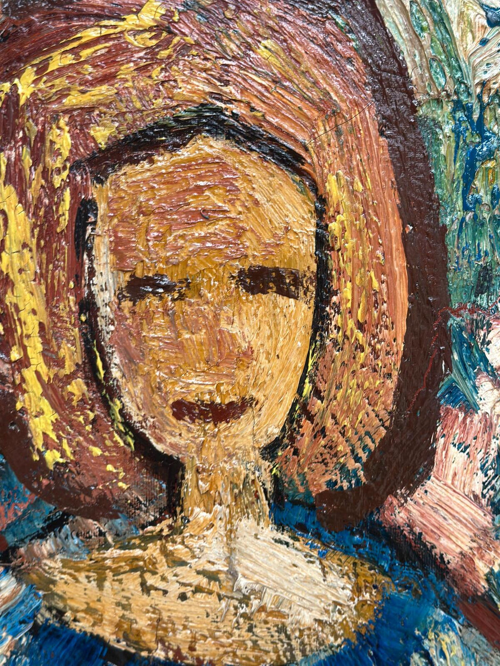 “Woman in Blue” by Gösta Falck