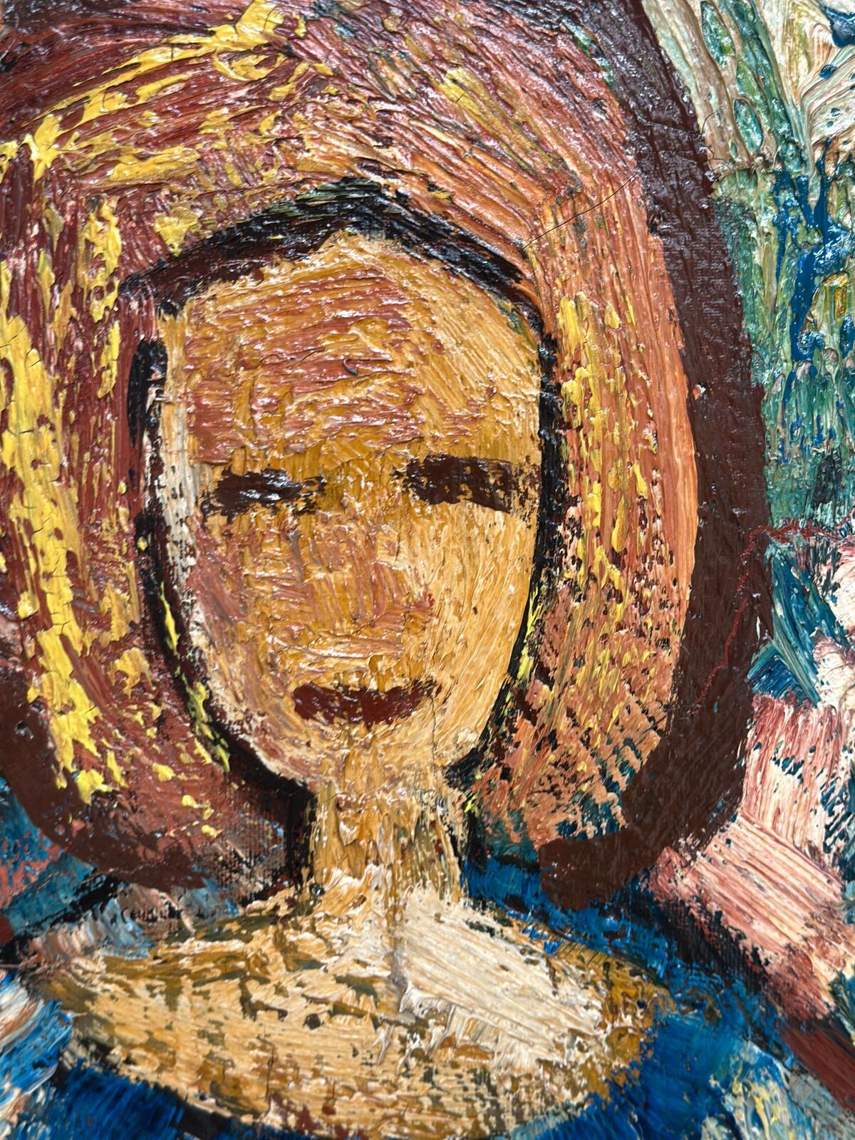 “Woman in Blue” by Gösta Falck