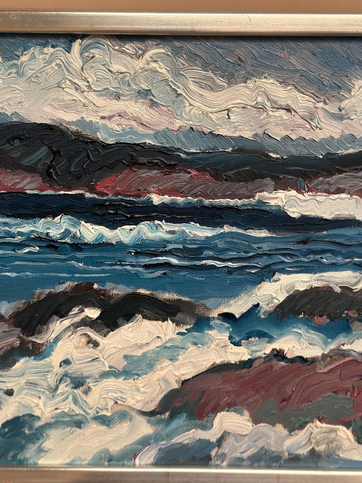 “Coastal Landscape” by Allan Horsak (1937–2004)