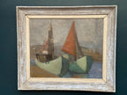 “Motif with Sailboats” by Birgit Forsell (1909–2003)
