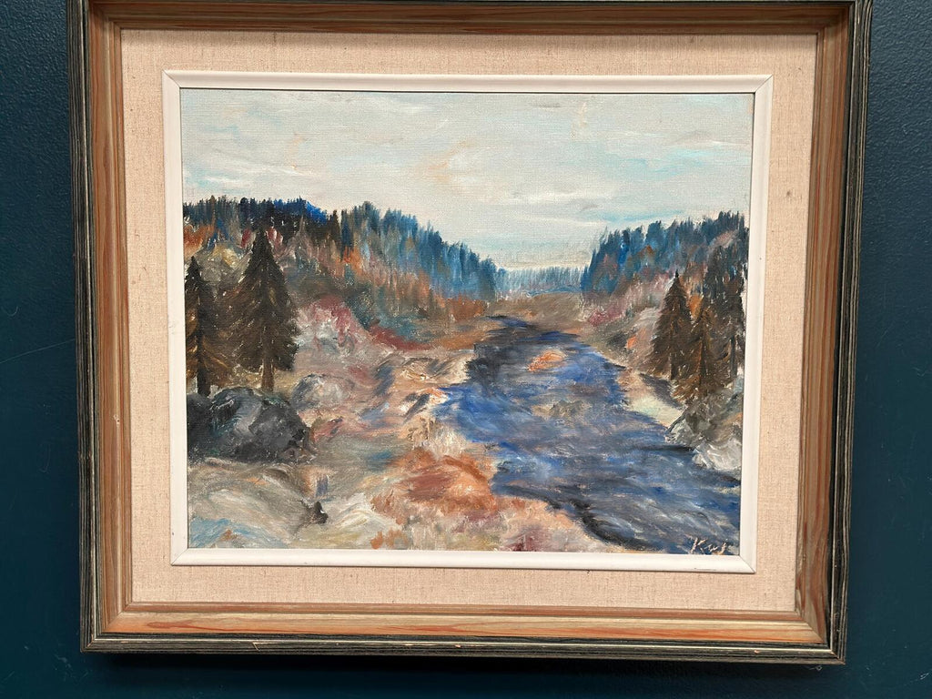 “Landscape with River and Forest” by Kaj