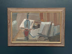 “Vase and Books” by Gösta Stawåsen