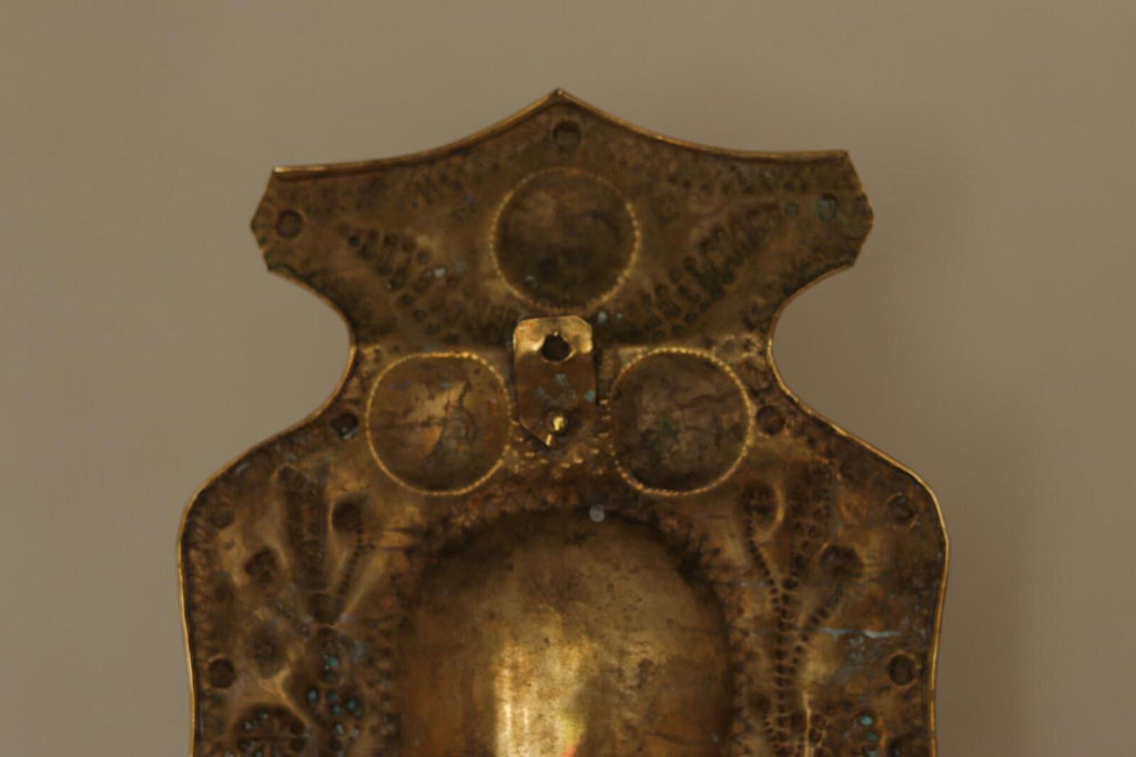 Baroque Style Mid-Century Brass Swedish Sconces