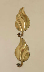 Pair Of Mid Century Swedish Brass Sconces