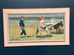 “Children on Donkeys at the Beach” by Tage Gavik