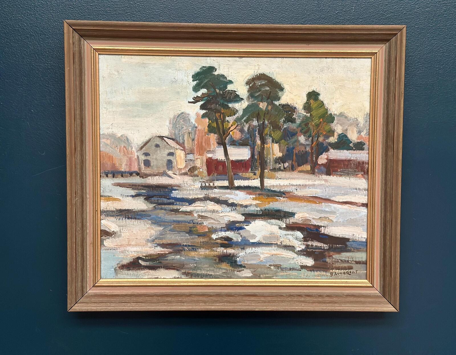 “Winter Landscape” by B. Lundqvist