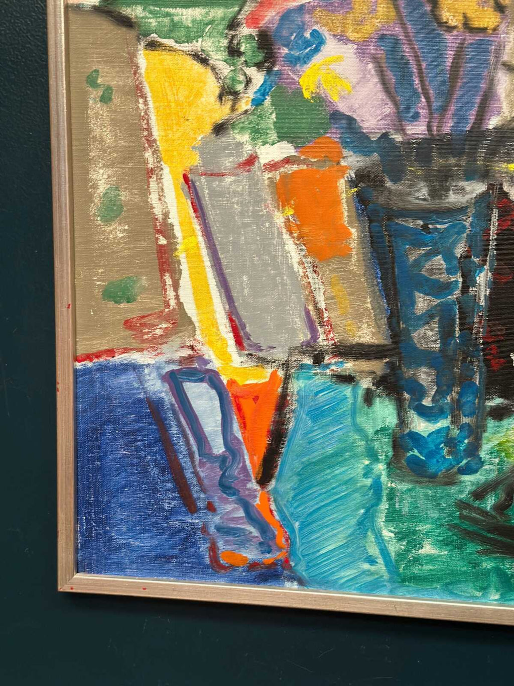 “Still Life with Flowers” by Eric With (1916–2000)