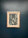 “White Blossom in Black Vase” by Edvin Ollers