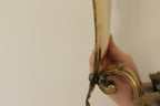 Pair Of Mid Century Swedish Brass Sconces