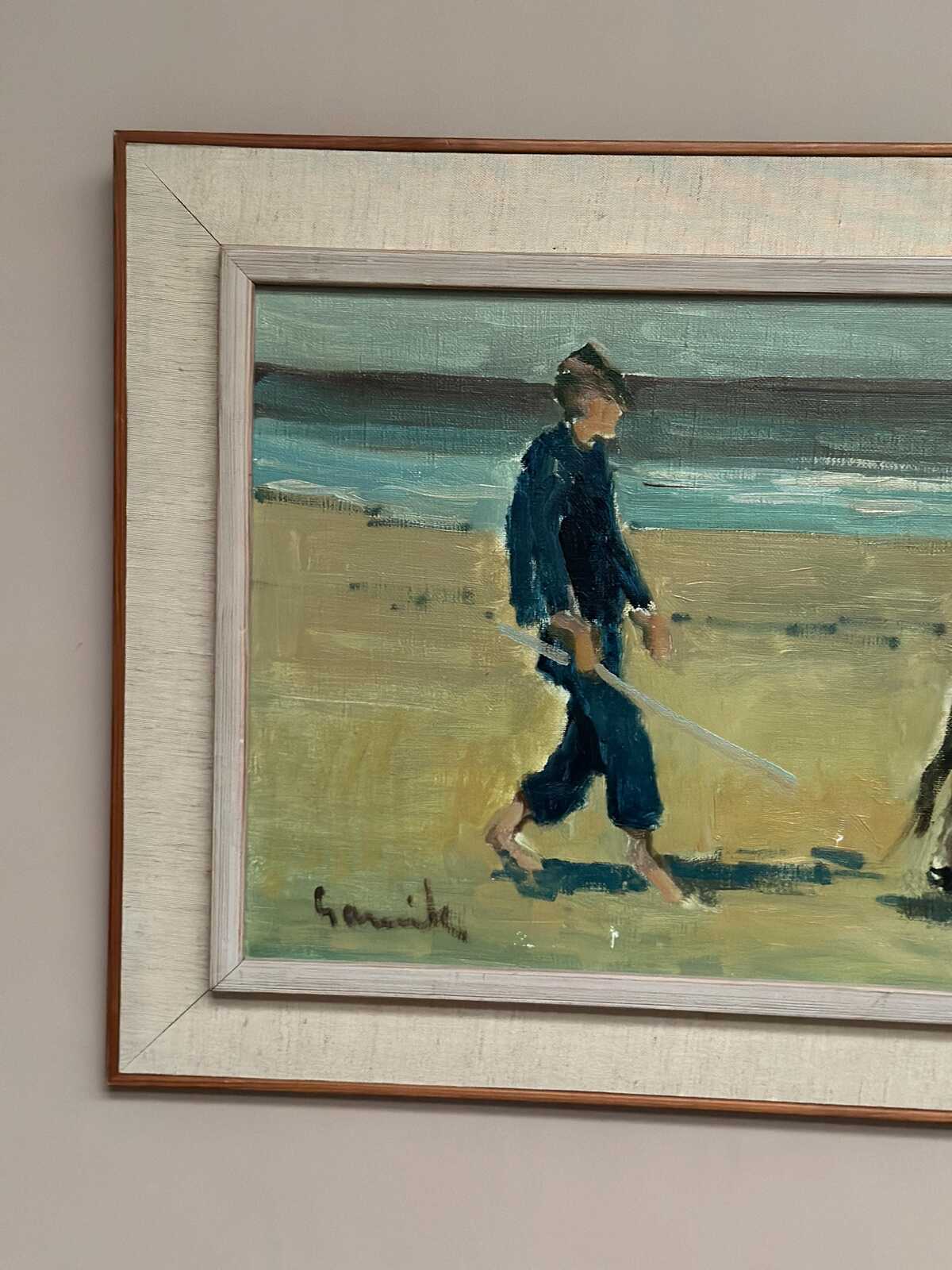“Children on Donkeys at the Beach” by Tage Gavik