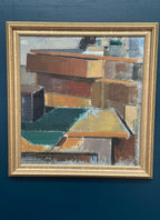 “Cubist Rooftops” by Gustav Adolf Johansson
