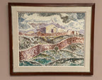 “Landscape with Buildings” by Gösta Nordblad