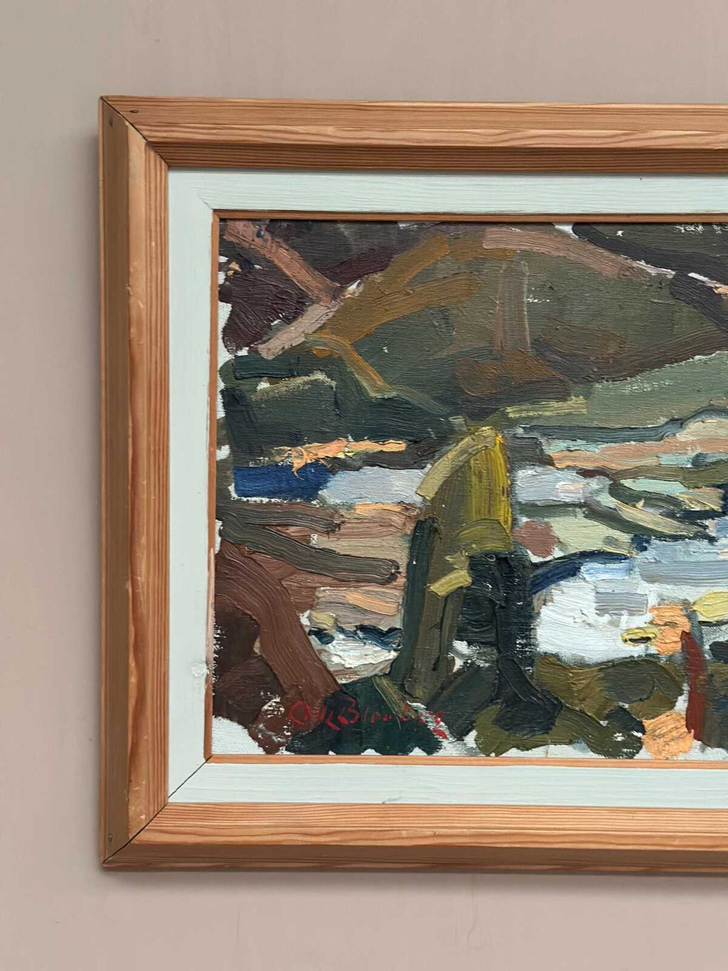 “Cubist Landscape” by O. Blomberg