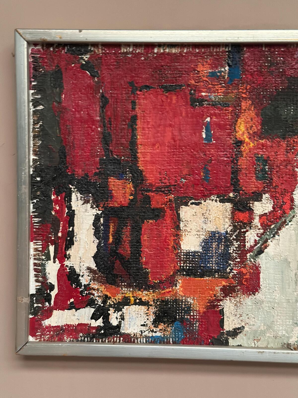 “Cityscape in Red” by Holger Oijens (1907–2004)