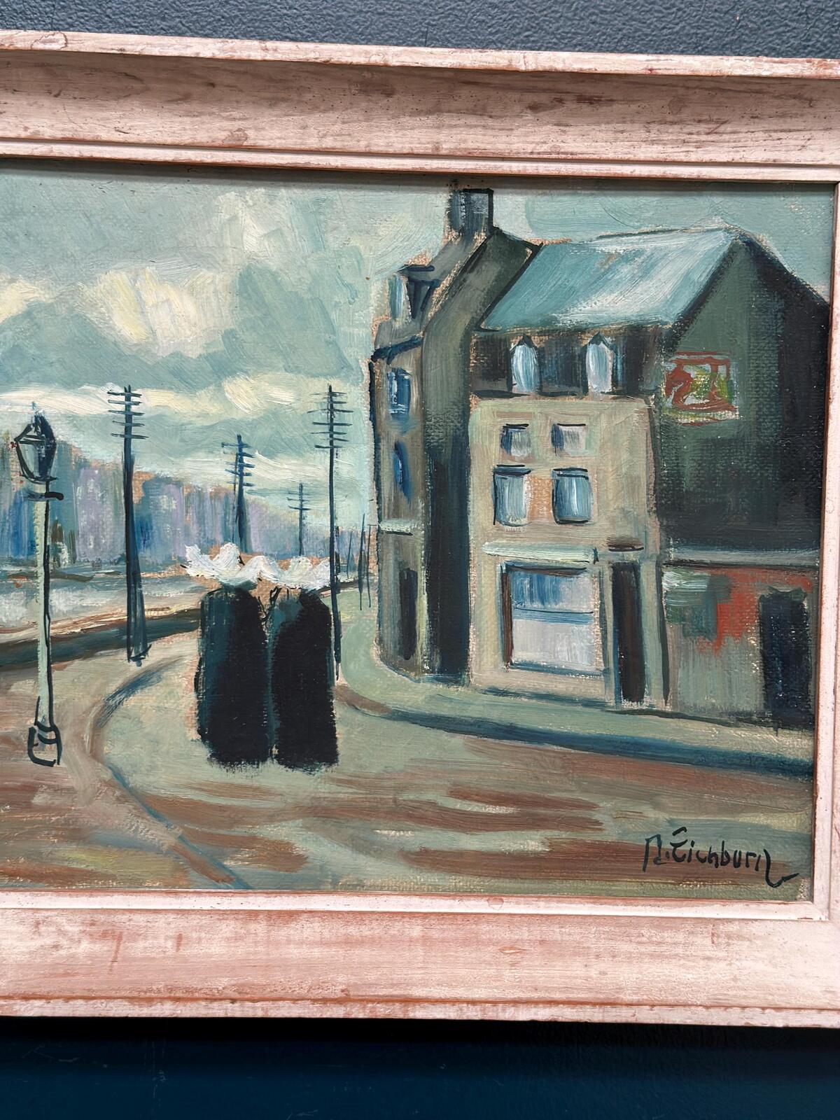 “Figures on Street” by R. Eichburn