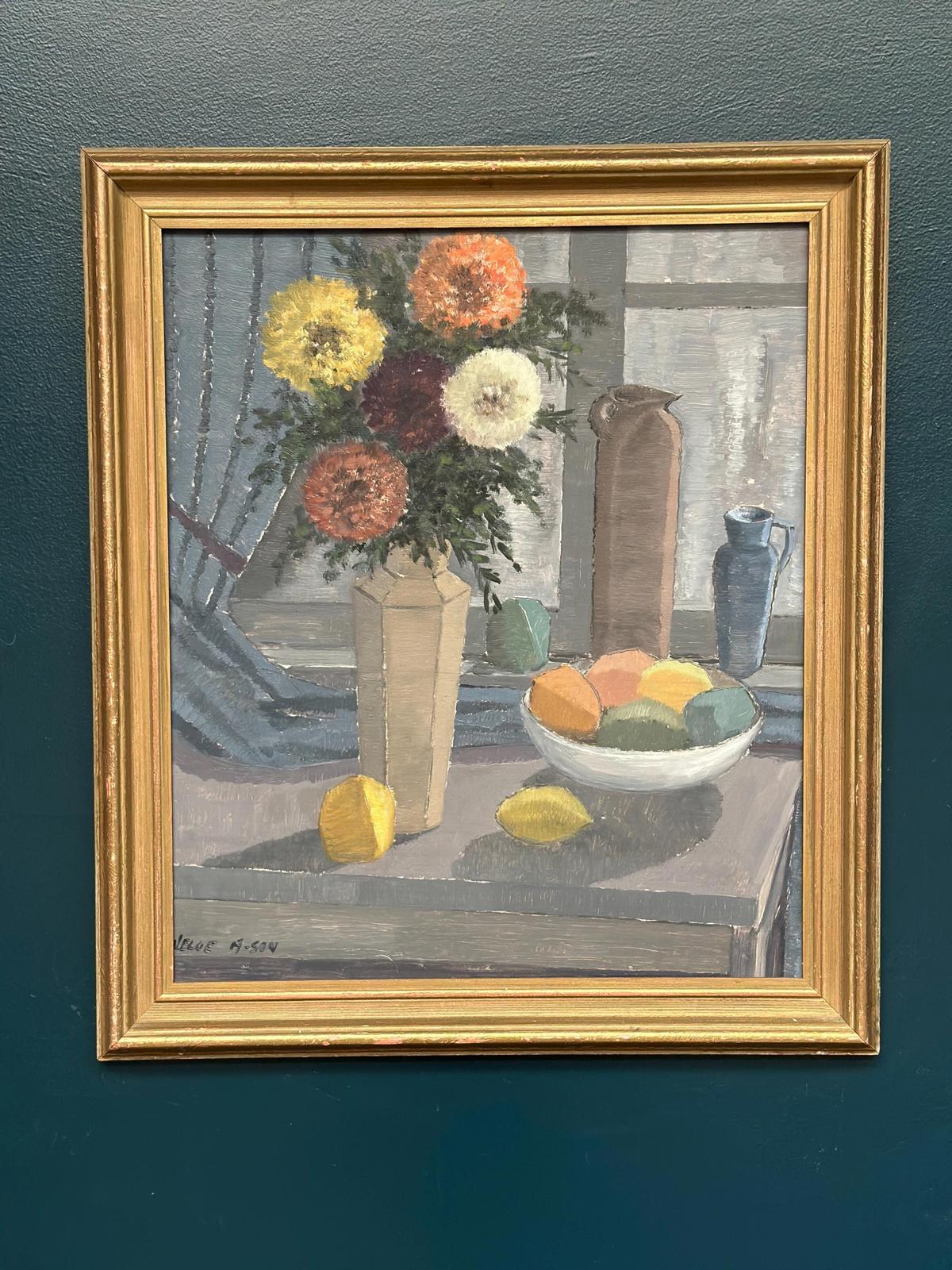 “Vase and Fruit Bowl” by Helge Andersson