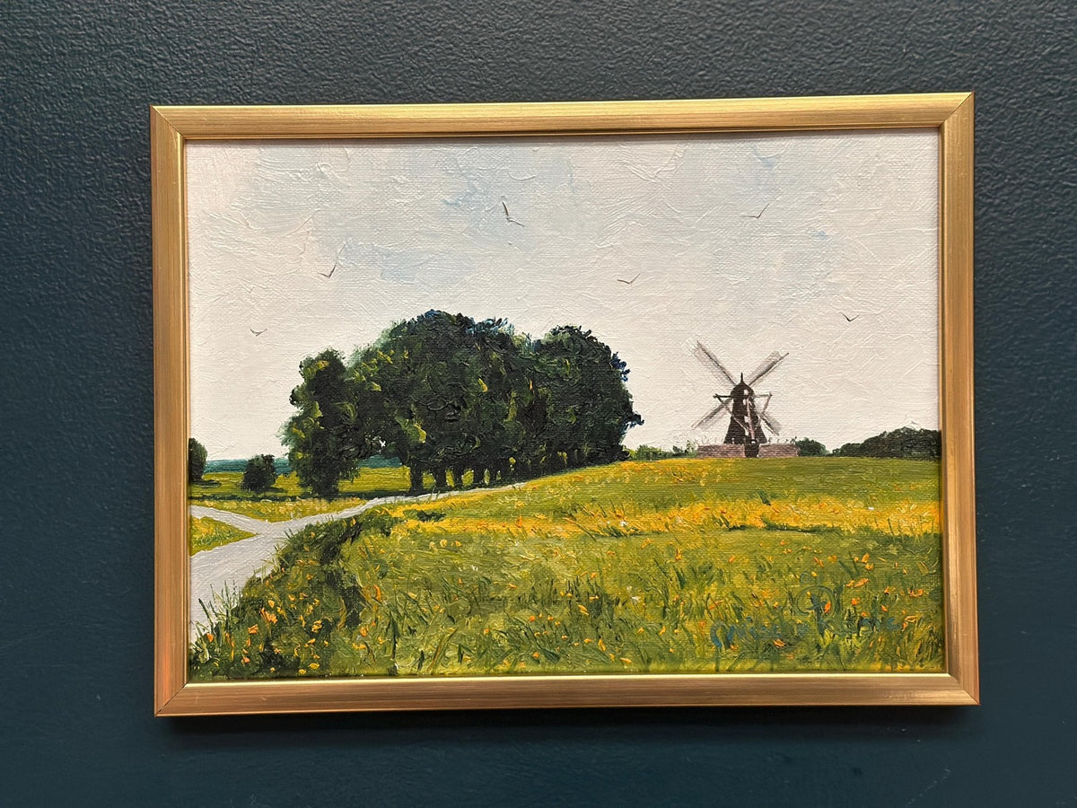 “Landscape with Windmill” by Mischa Rosic