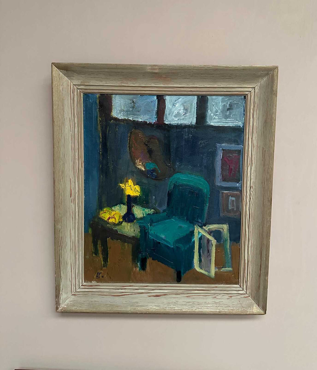 “Motljus i ateljén” by Ulla Borgström (1918–1999)