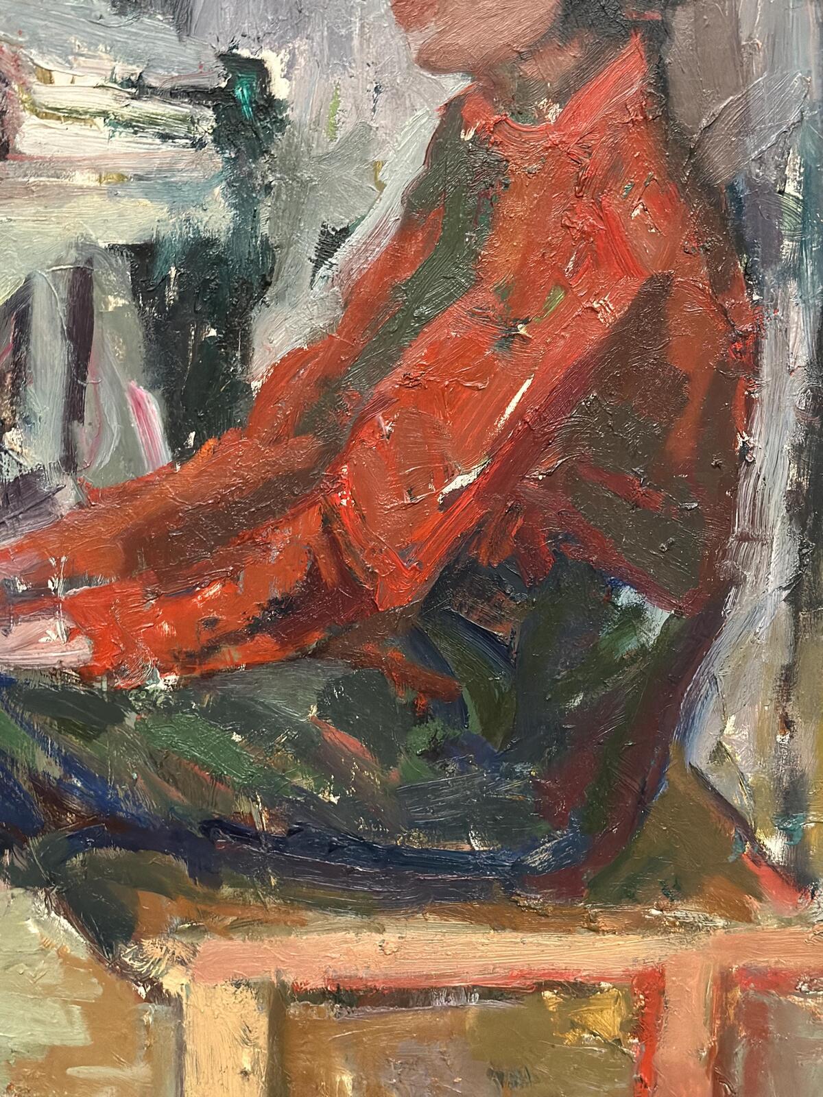 “Figure Composition” by Jerzy Luczak-Szewczyk)
