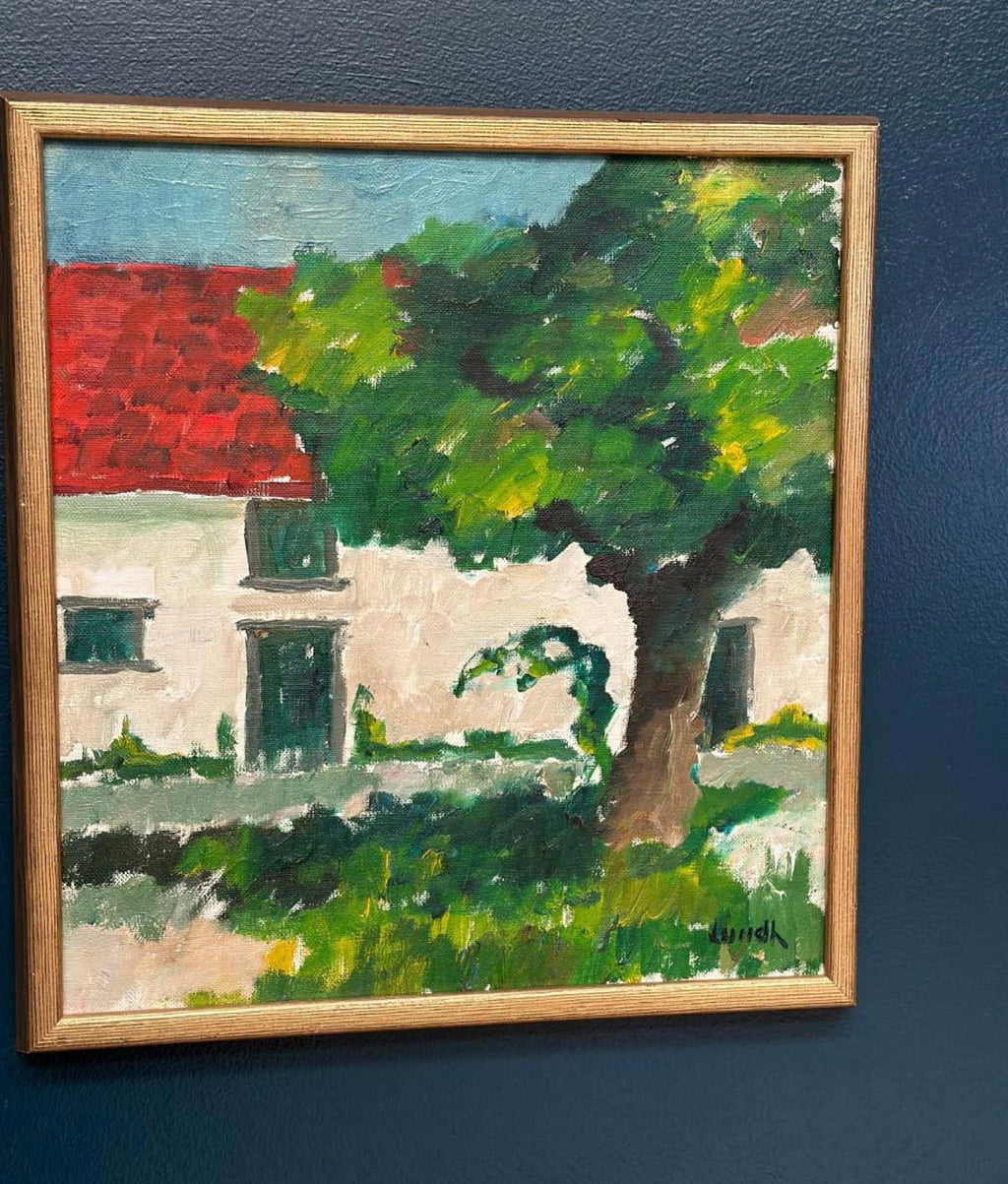 “Tree by House” by Karl Bertil Lundh