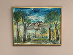 “Cottage Between Trees” by Stig Allan