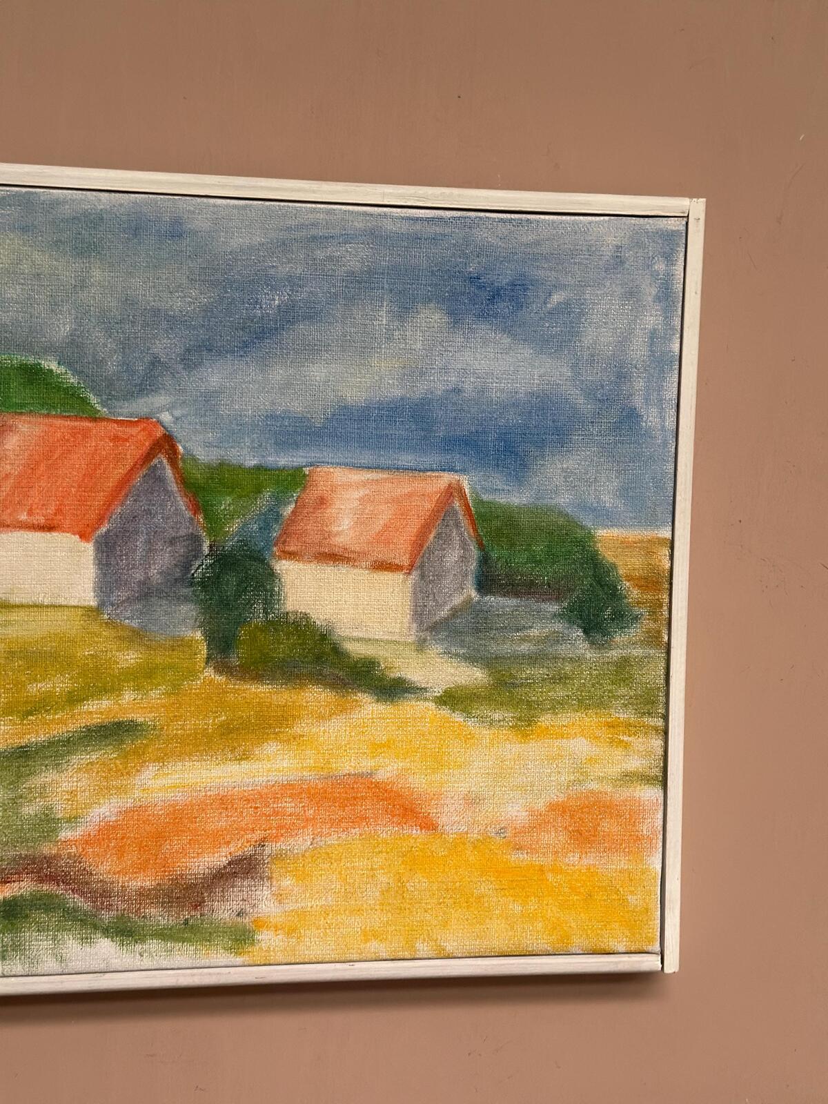 “Landscape with Barns” by Ulla Jansson