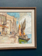 “Harbour Motif” by Knut Norman (1896–1977)