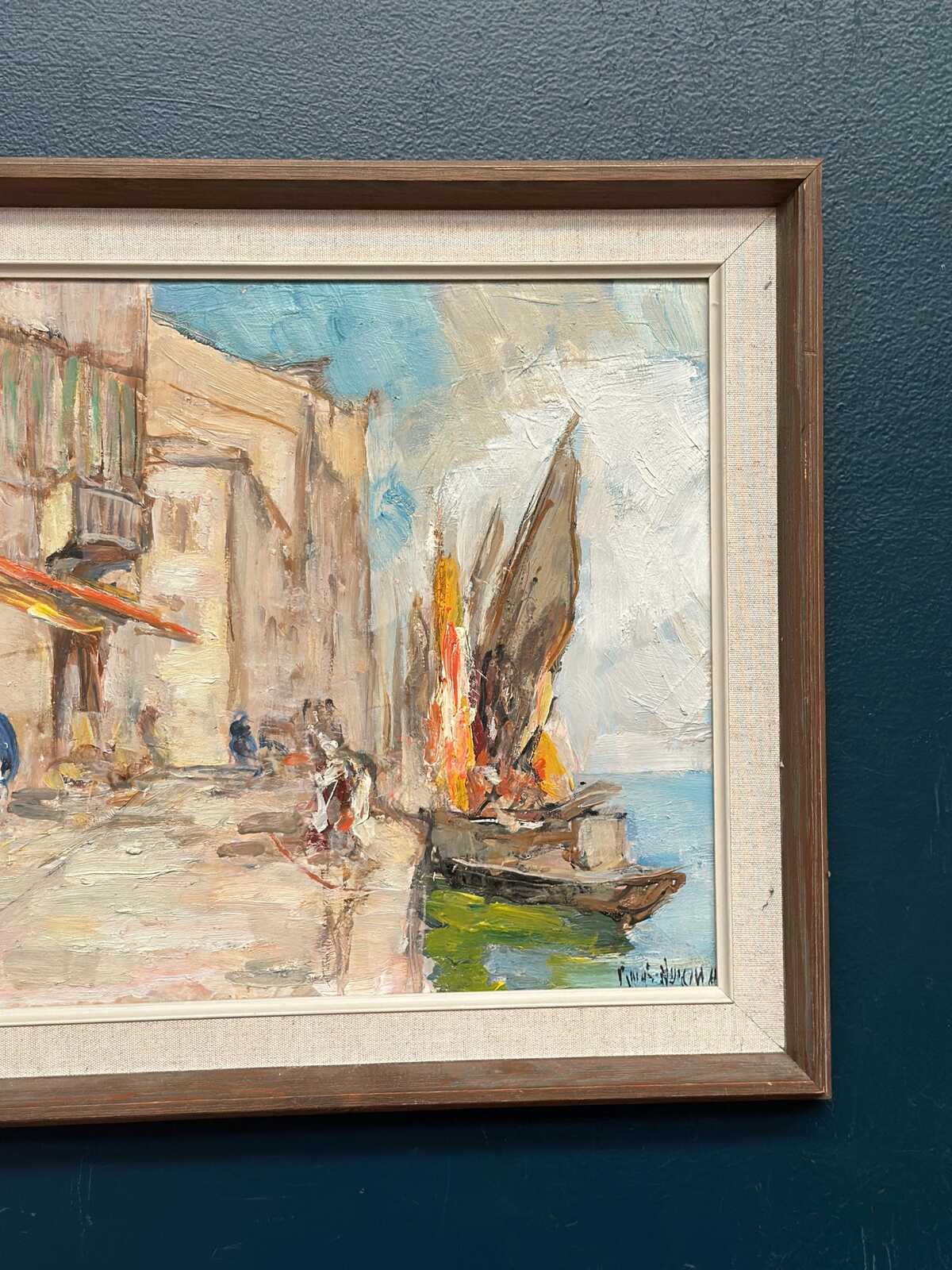 “Harbour Motif” by Knut Norman (1896–1977)
